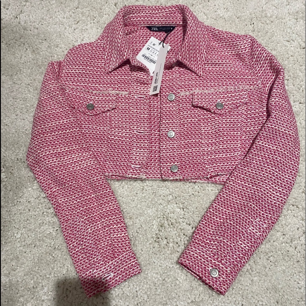 ZARA cropped jacket!